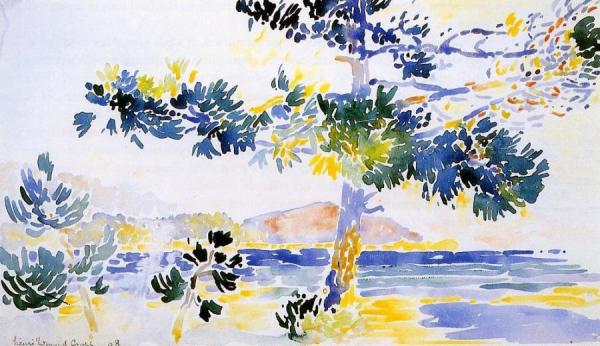 Saint-clair Landscape by Henri Edmond Cross