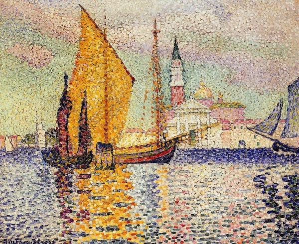 San Giorgio Maggiore, Venice by Henri Edmond Cross