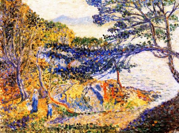 Sea Scene by Henri Edmond Cross Oil Painting Reproductions