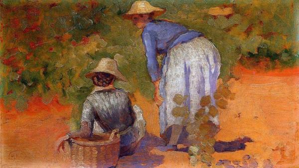 Study For 'the Grape Pickers' by Henri Edmond Cross