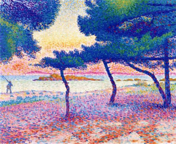 The Beach At Saint-clair by Henri Edmond Cross Oil Painting Reproductions