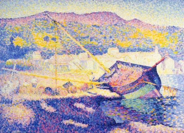 The Blue Boat by Henri Edmond Cross