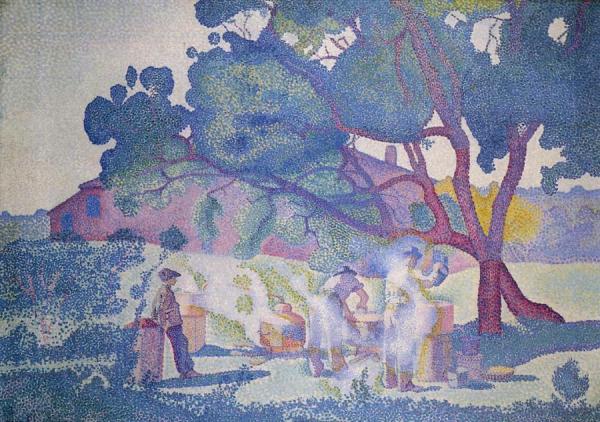 The Farm, Morning by Henri Edmond Cross