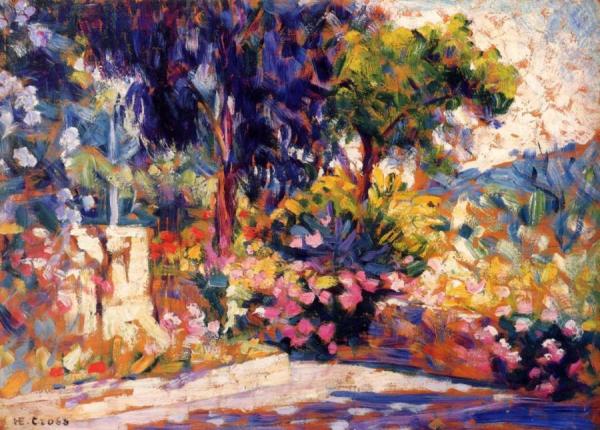 The Flowered Trees by Henri Edmond Cross Oil Painting Reproductions