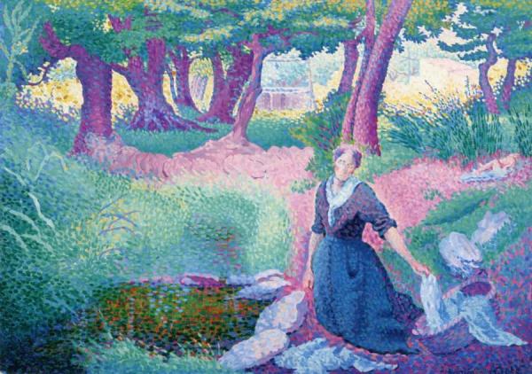 The Laundress by Henri Edmond Cross