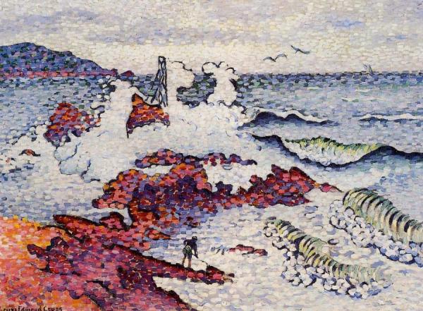The Mediterranean, East Wind by Henri Edmond Cross