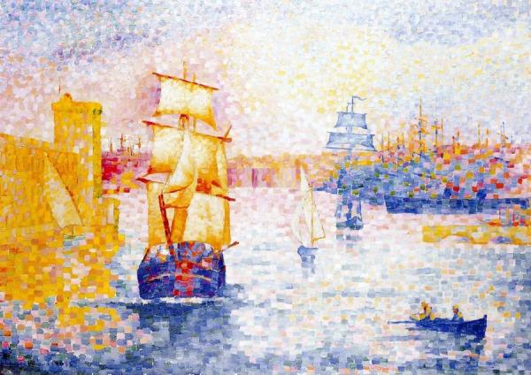 The Port Of Marseille by Henri Edmond Cross