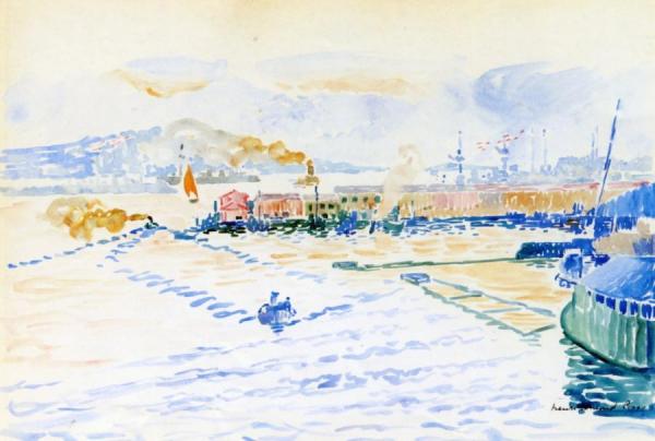 The Port Of Toulon by Henri Edmond Cross