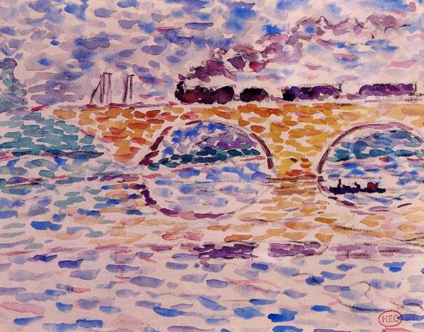 The Viaduct by Henri Edmond Cross