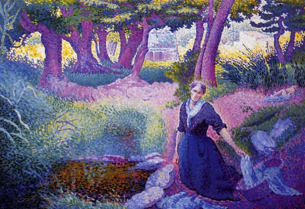 The Washerwoman by Henri Edmond Cross