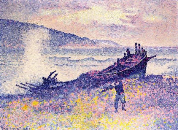 The Wreck by Henri Edmond Cross