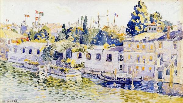 Venice, Palazzo Venier Dei Leoni by Henri Edmond Cross