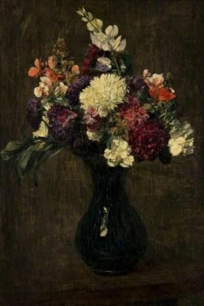 A Mixed Bunch by Henri Fantin-latour