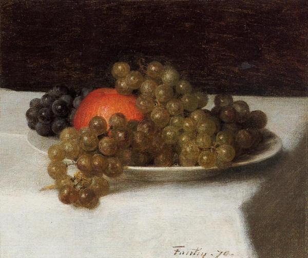 Apples And Grapes by Henri Fantin-latour
