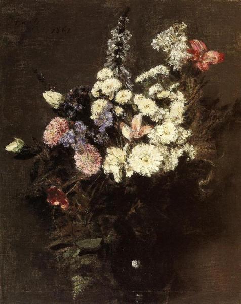 Autumn Flowers by Henri Fantin-latour