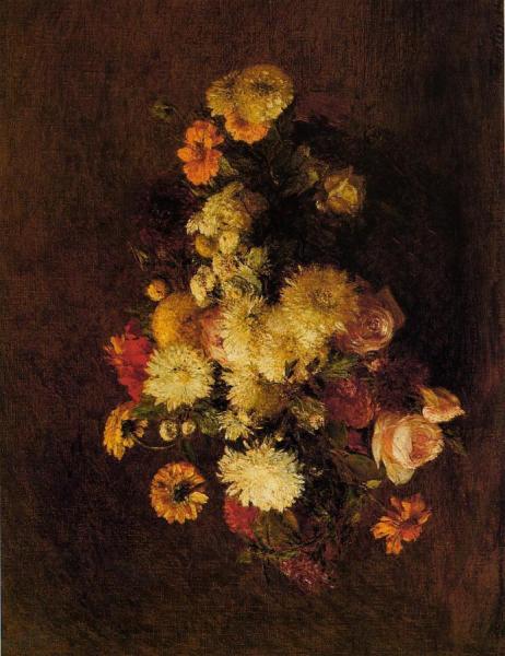 Bouquet Of Flowers by Henri Fantin-latour