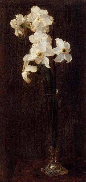 Flowers by Henri Fantin-latour