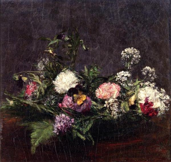 Flowers by Henri Fantin-latour