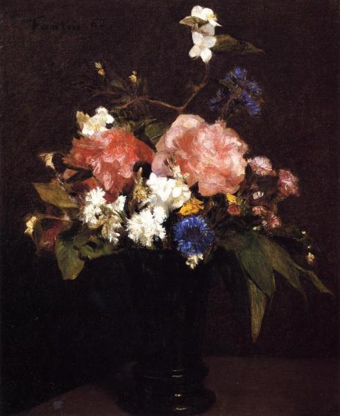 Flowers by Henri Fantin-latour