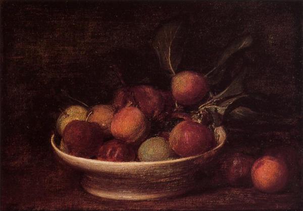 Plums And Peaches by Henri Fantin-latour