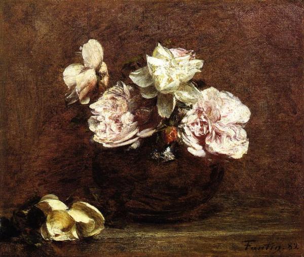 Roses De Nice by Henri Fantin-latour
