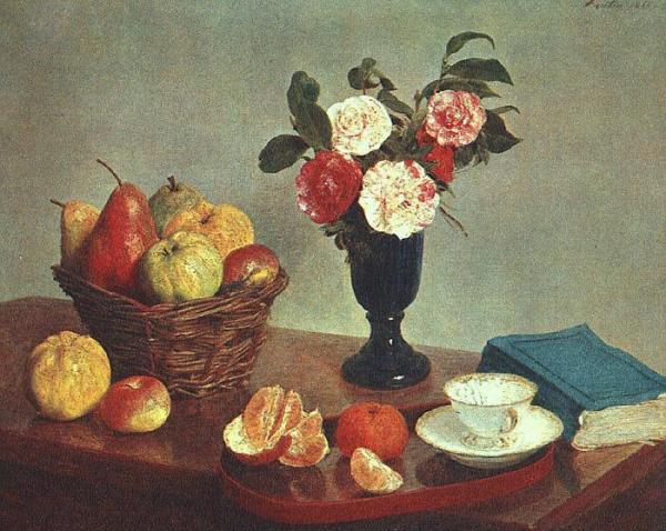 Still Life by Henri Fantin-latour