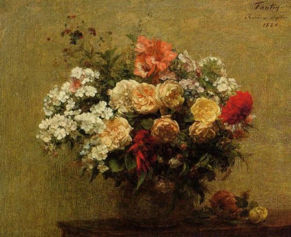 Summer Flowers by Henri Fantin-latour