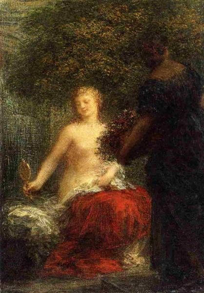 Woman At Her Toilette by Henri Fantin-latour