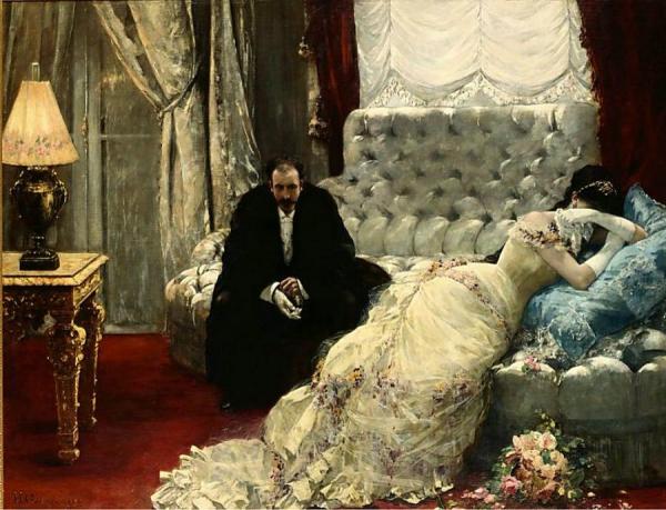Return From The Ball by Henri Gervex