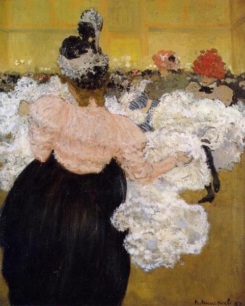 At The Moulin Rouge by Henri-jacques Evenepoel