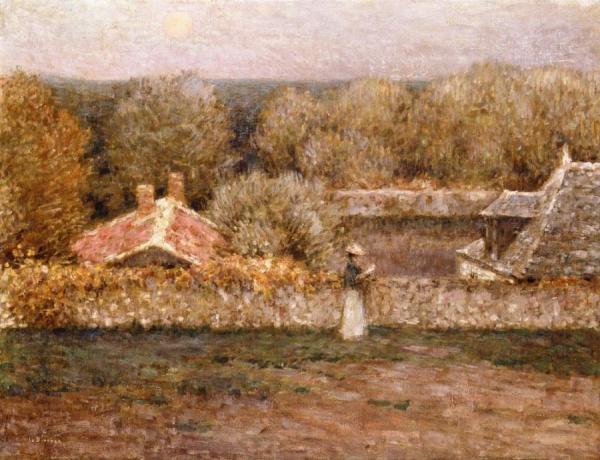 Autumn Evening by Henri Le Sidaner