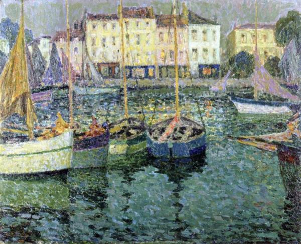 Boats by Henri Le Sidaner