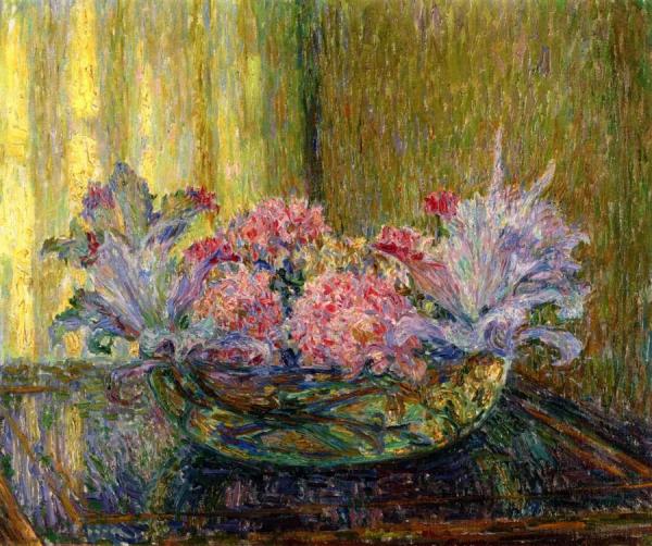 Bouquet Of Flowers by Henri Le Sidaner