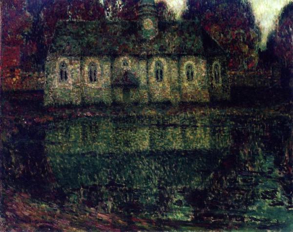 Church by Henri Le Sidaner