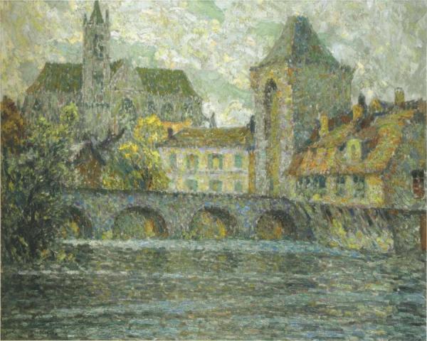 Church On The River by Henri Le Sidaner