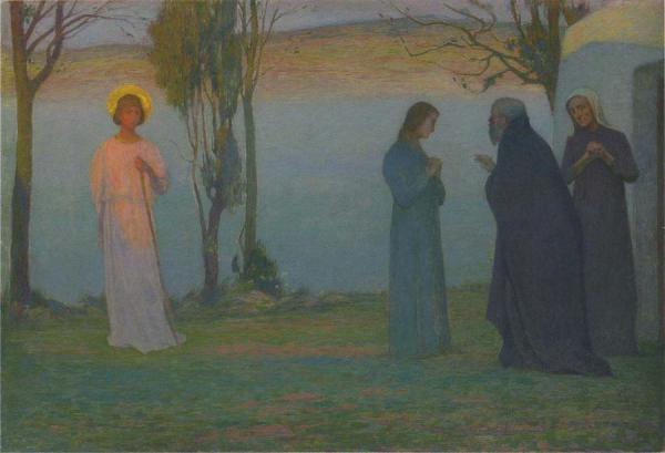 Departure Of Tobie by Henri Le Sidaner