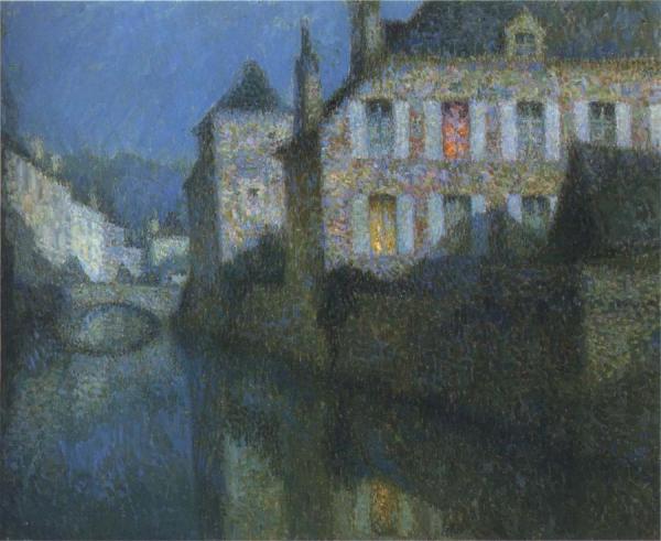 Full Moon On The River by Henri Le Sidaner