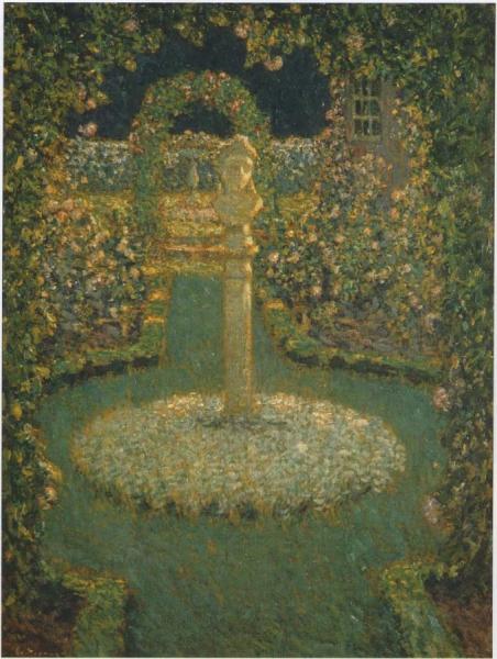 Garden In The Full Moon by Henri Le Sidaner