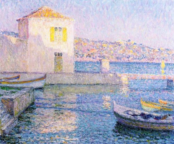 House By The Sea by Henri Le Sidaner