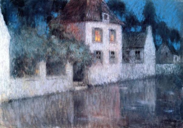 House In Nemours by Henri Le Sidaner
