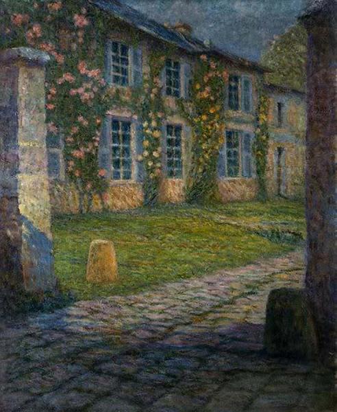 House With Roses by Henri Le Sidaner