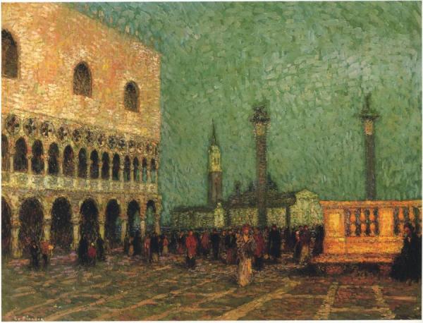 La Piazatta by Henri Le Sidaner