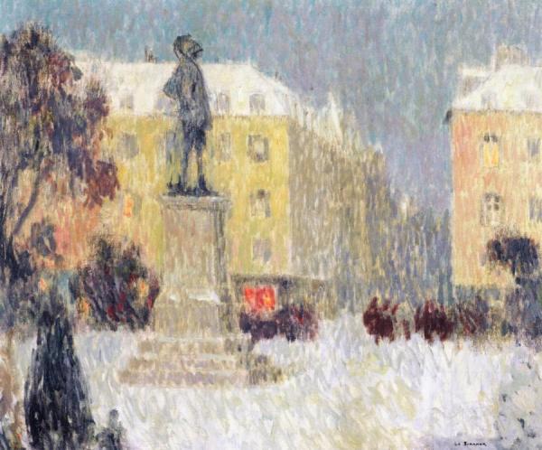 La Place Hoche, Versailles by Henri Le Sidaner