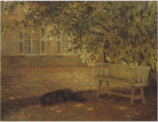 Le Banc by Henri Le Sidaner