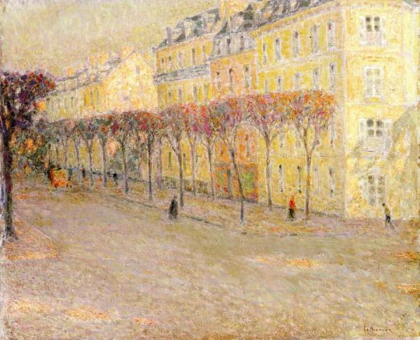 Le Boulevard Du Roi by Henri Le Sidaner