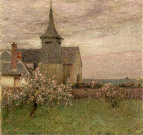 Le Presbytere by Henri Le Sidaner