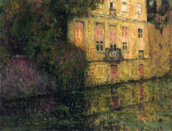 Le Quai Vert, Bruges by Henri Le Sidaner