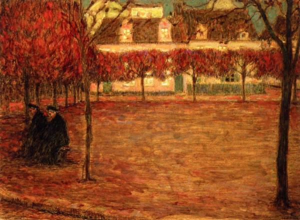 Little Old Ladies by Henri Le Sidaner