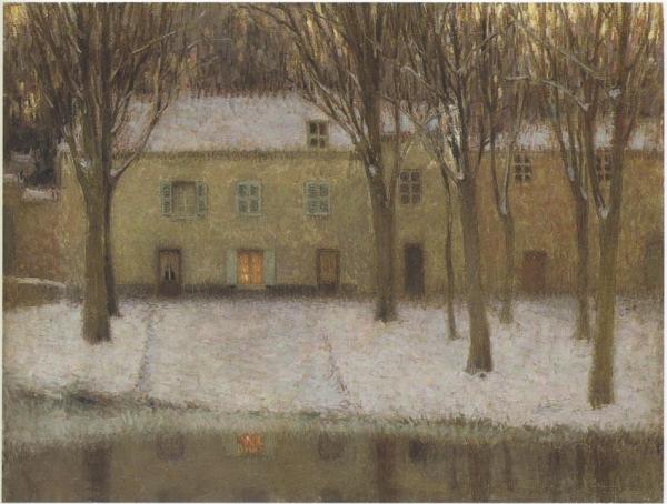 Little Place By The River by Henri Le Sidaner
