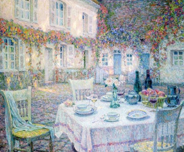 Lunch by Henri Le Sidaner